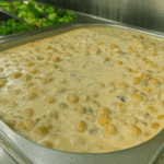 Grão-de-bico ao molho de mostarda