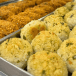 Bolinho de Arroz com Manjericão