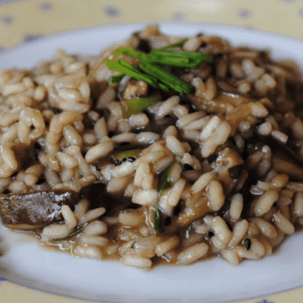 Risoto de Shitake