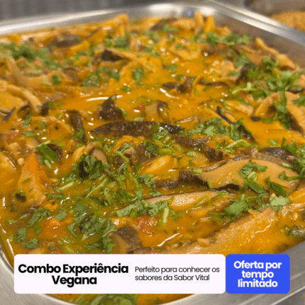 Combo Experiência Vegana — 10 Pratos.