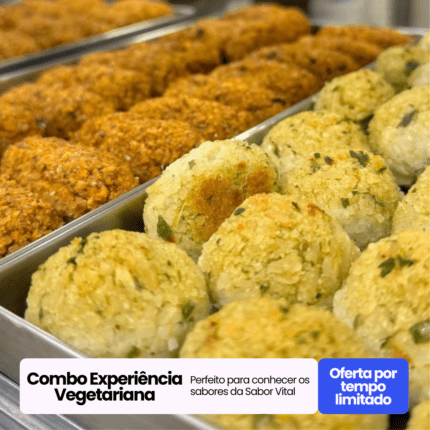 Combo Experiência Vegetariana — 10 Pratos