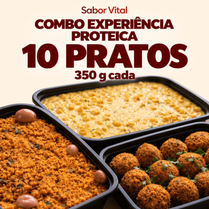 Combo Experiência Proteica — 350g ( 10 pratos)