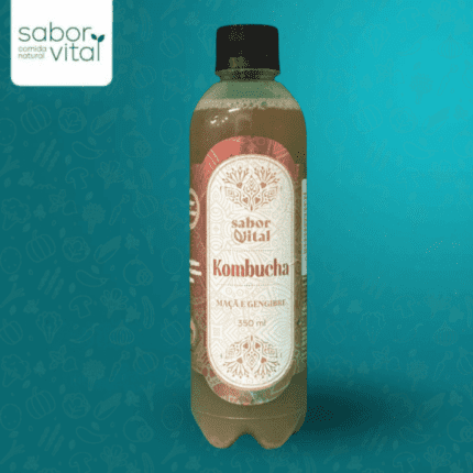 Kombucha sabor Maça com Gengibre