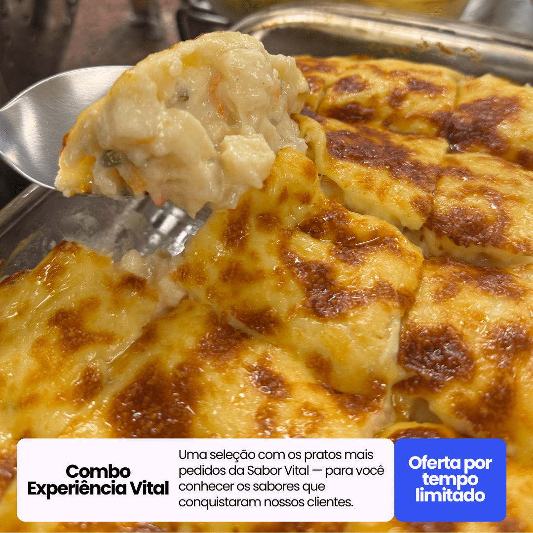 Black and Orange Black Friday Discount Voucher Instagram Post (15) Combo Top 10 Sabor Vital (350g cada) - Imagem 1