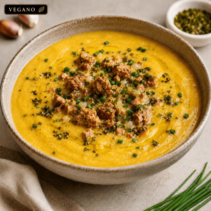 Sopa de Batata-Baroa com Proteína de Soja